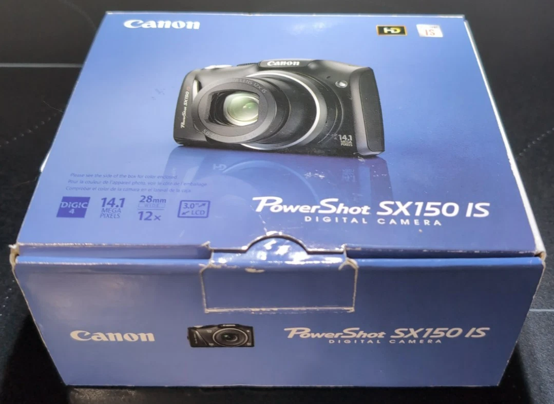 25+ Canon PowerShot SX150 IS Digital Cameras for sale | Updated