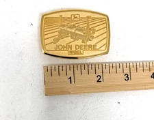 Vintage John Deere Nigel South Africa N1200 Seed Planter Gold Belt Buckle
