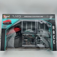 Burago 1:43 Formula 1 Deluxe Paddock Set McLaren Brand New In Box Lewis Hamilton