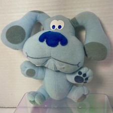 Blues Clues Blue Puppy Dog Plush Viacom Nick Jr Stuffed Animal 7 Toy Paw Print