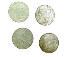 OLIMPIADI DI MONACO 1972 4 MONETE IN ARGENTO 10 MARCHI GERMANIA