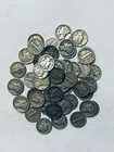 1930’S Mercury 90% Silver Dime Lot of 50 Coins
