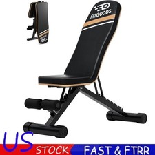 NEW Foldable Weight Bench Press for Home Gym 660LB Full-Body Strength Training