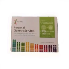 23 and Me Personal Genetic Service DNA Saliva Collection Kit EXP 10/2019