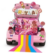 Halloween Trunk or Treat Car Decorations Kit, Candyland Trick or Treat