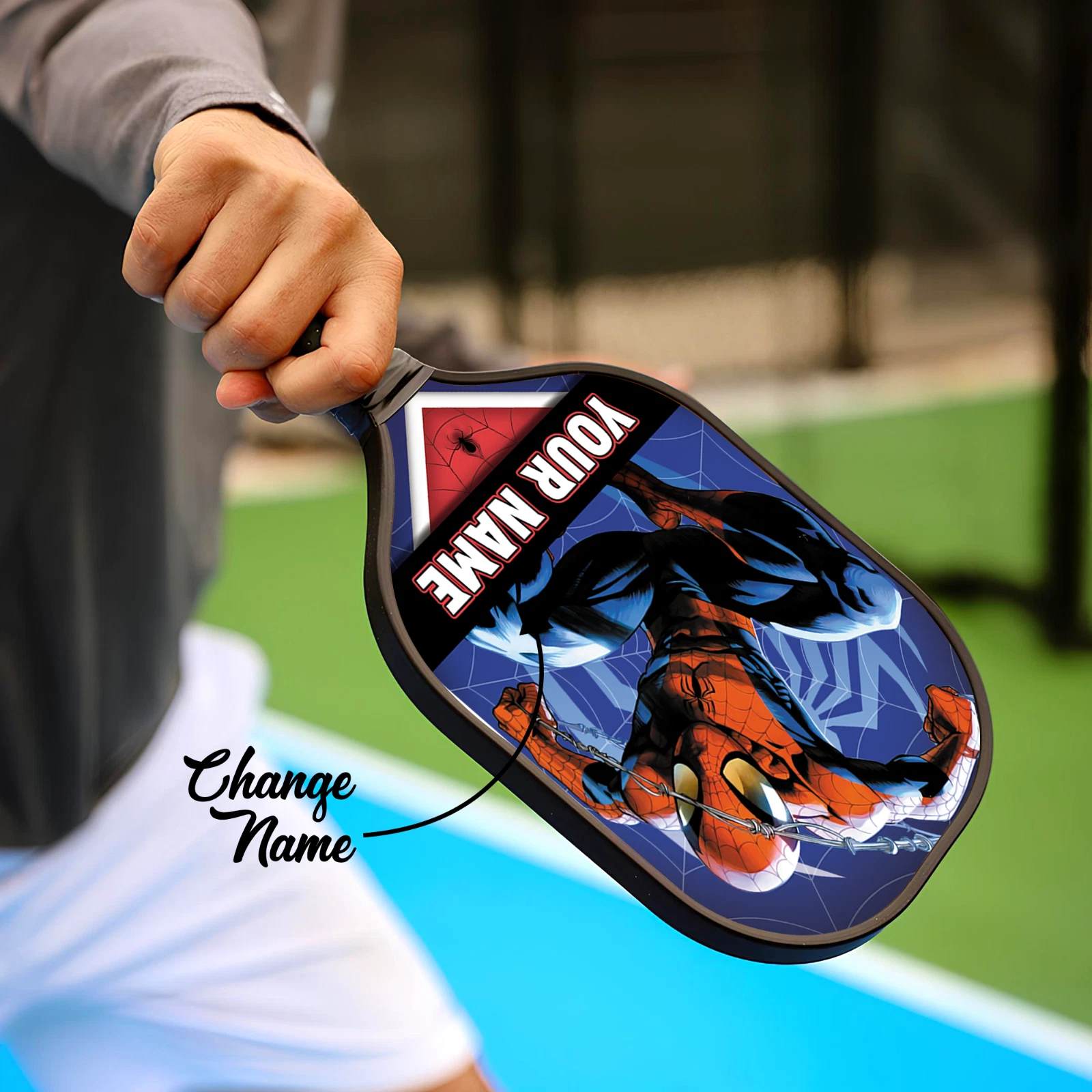 Spiderman Pickleball Paddle Marvel Gift Custom Paddle for Fans
