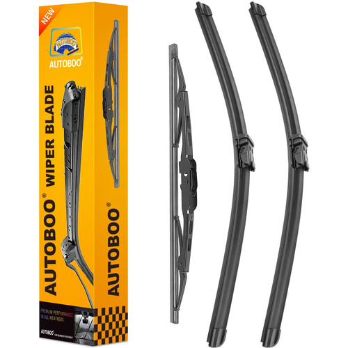 26"+14" Windshield Wipers with 10" Rear Wiper Blades Replacement