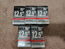 Bell 12.5" Inner Tube for Bicycle 1.75-2.25" - Black pack of 5
