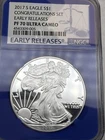 2017-S $1 Proof American Silver Eagle Congratulations Set NGC PF70 ULTRA CAMEO