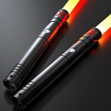 Light Saber for Dueling 2 Packs Light Sabers for with 12 RGB Colors 4 Sound F...