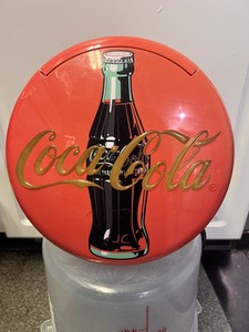 Vintage Coca Cola Wall or Table Phone 1995 Round Red Retro Kitchen