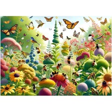 Trainiere deinen Geist mit unserem 1000 Teile Puzzle - Schmetterlinge & Bienen