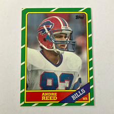 Andre Reed Rookie1986 Topps #388 Buffalo Bills NFL Football Card. rookie card picture