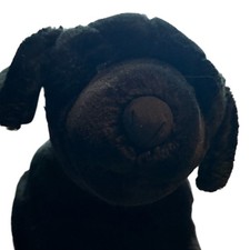 Vtg Animal Alley Toys R Us Black Labrador Retriever Dog Plush Stuffed Animal 24"