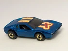 Vintage 1985 Hot Wheels Street Beast Ferrari 308 #9538 Blue Gold Wheel Hong Kong