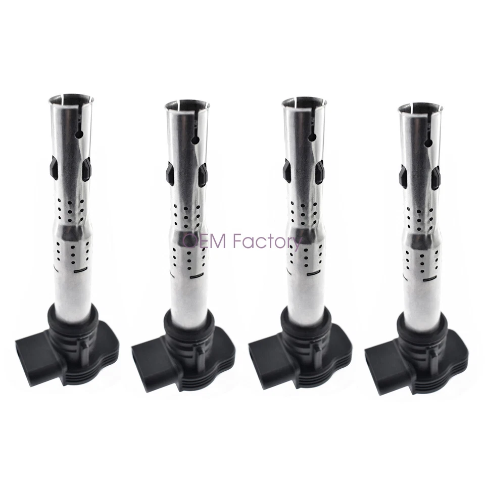 OEM Delphi 07K905715G 4 pcs Ignition Coils for VW Eos GTI Passat 2.0 2006-2009 Foto 2 de 4