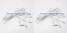 ELECTRODE LEAD WIRES 3.5mm 4 Way Pin Connector Cables for Digital Massager/TENS