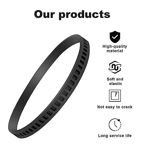 2 Pack Blade Pulley Tire Fit Milwaukee Band Saw Deep Cut Rubber 6230 6232-6 6225 - Picture 5 of 6