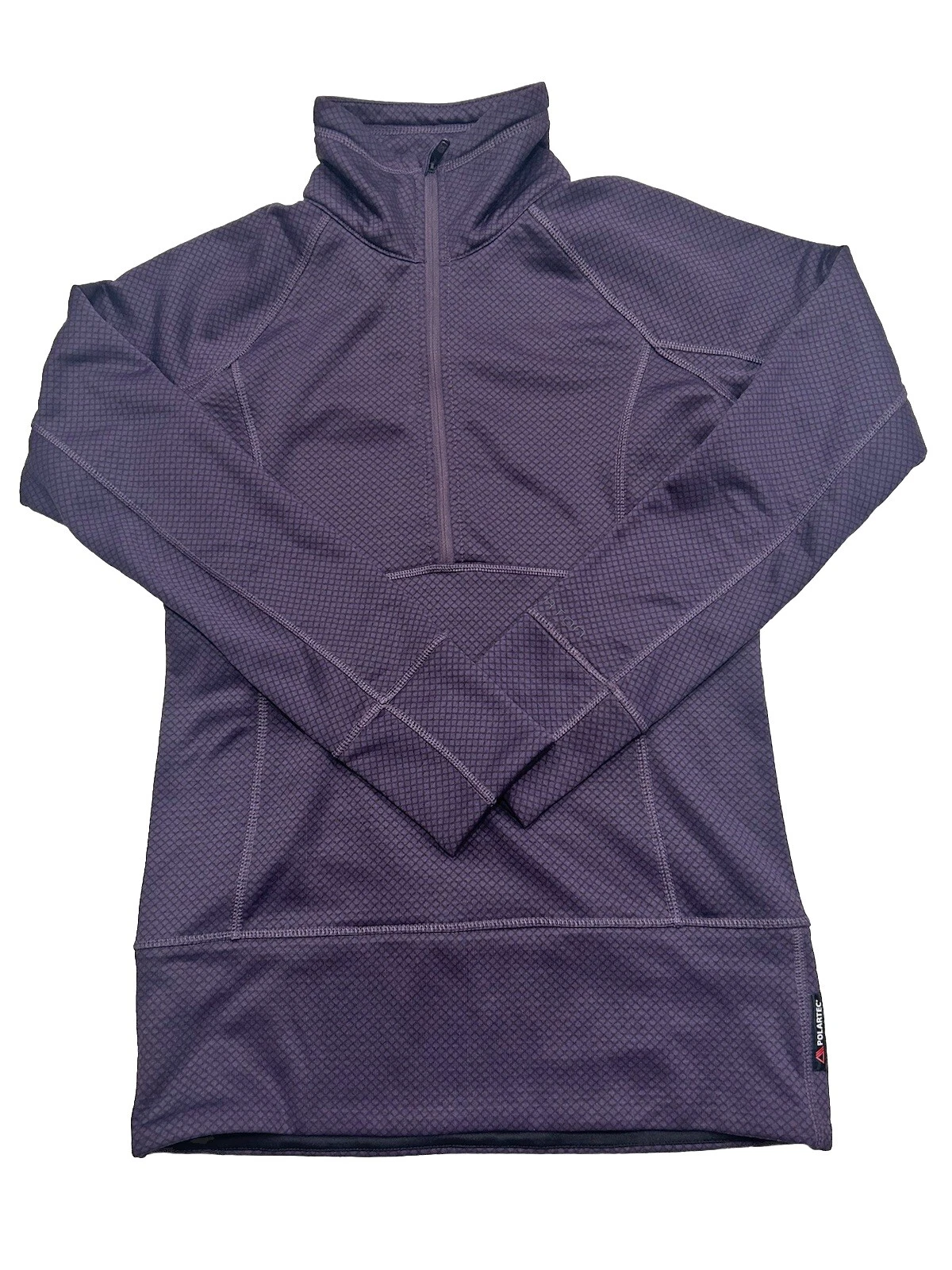 burton ak medium long sleeve pullover half zip polartec 