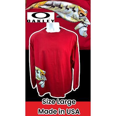Vintage 90s Oakley Software Long Sleeve Shirt Large Metal Vintage 90s Oakley Software Long Sleeve Shirt Large Metal