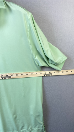 Footjoy Polo Shirt Mens Size Medium Green Golf Athletic Foot Joy Stretch Beach - Picture 5 of 11