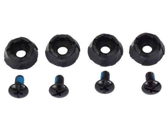 Northwave Tacchette di ricambio per scarpe NW-MTB 4 pezzi nere