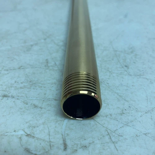 Signature Hardware 12" Shower Arm & Flange Brushed Gold SHRSA123BG - Picture 12 of 15