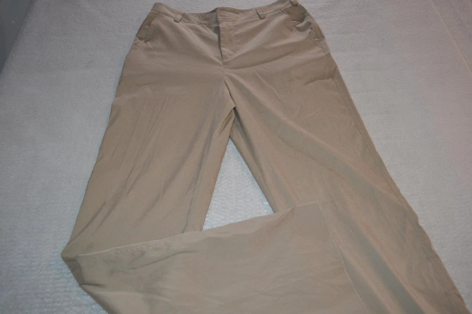 Pantalones de golf Nike 33562-a para hombre talla 32 X 35 alto poliéster tostado Foto 2 de 4