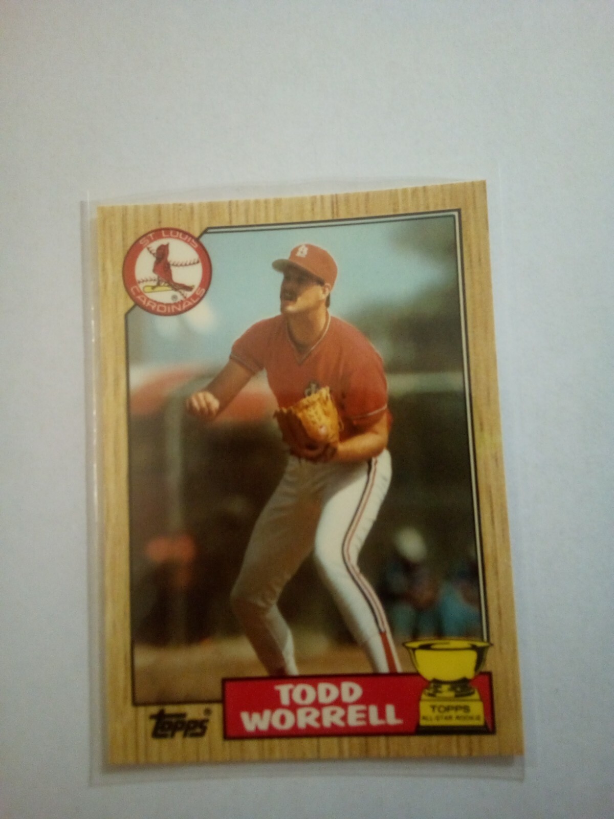 1987 TOPPS TIFFANY TODD WORRELL ROOKIE SHARP!