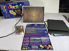 Milton Bradley Vintage Lite Brite.Pegs. 4780 And Used Papers