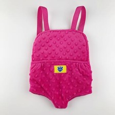 Build A Bear BAB Plush Toy Bear Carrier Backpack Pink Adjustable