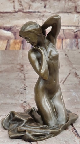 Mavchi Bronze Artwork Naked Woman Art Deco Statue Hot Cast Bedroom Sculpture Art - Picture 3 of 10