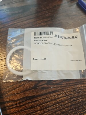 Schott Glass 1 1/2'' threaded adapter 6680-1500
