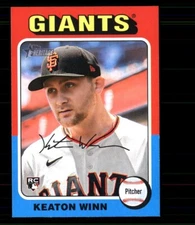 2024 Topps Heritage High Number #695 Keaton Winn San Francisco Giants RC