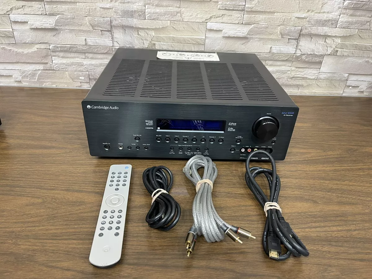 Cambridge Audio Azur 650R Audiophile 7.1 A/V Receiver Amplifier w