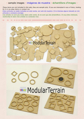 10x 3mm MDF 32mm Hexagon Base Hexagonal Socle Bois War Hammer 40k Laser Cut - Imagen 3 de 7