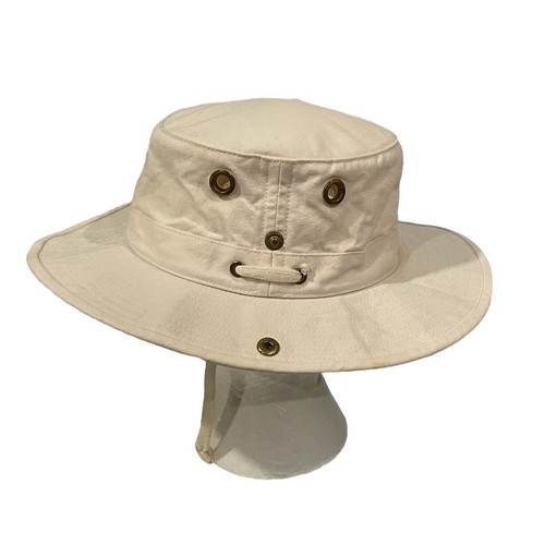 Tilley Endurables Hat Size 7 1/4 Cream Duck Fishing Outdoor Safari Hiking Boonie - Picture 3 of 15