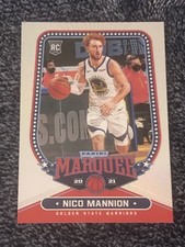 2020-21 Panini Chronicles Marquee Nico Mannion RC ROOKIE CARD #237 Warriors