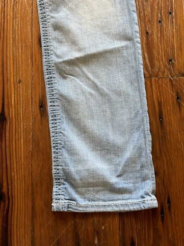 BKE Derek Jeans Men’s 30 R X 32 Blue Straight Leg Distressed Y2k - Picture 5 of 7