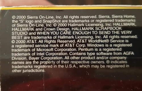 Hallmark Scrapbook Studio Deluxe CD Create Images Pictures Crafts Templates NIB - Picture 6 of 8
