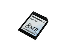 PANASONIC 8MB SD CARD FOR EARLY DIGITAL CAMERA CAMCORDER LSFT0198