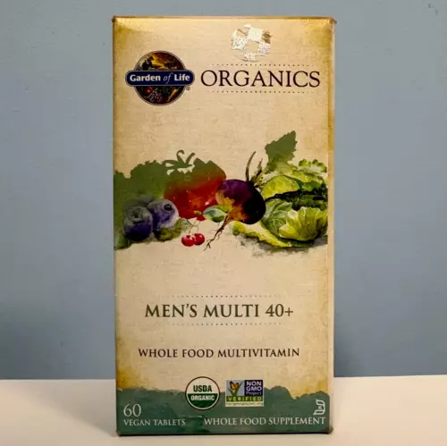 Garden of Life mykind Organics Men's Multi 40+ 60 Tablets EXP 08/2027