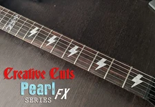 Ace Frehley custom shop Les Paul Lightning Bolt MOP Inlay Decal Set 4 guitar 