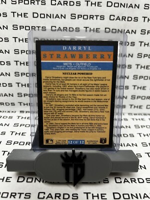1991 Fleer Illustration #12 Darryl Strawberry New York Mets
