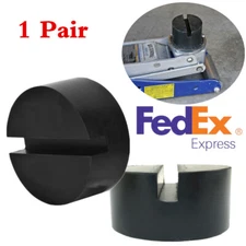 2x Rubber Medium Jack Pad Fits Most Floor Jacks and Lifts Undercarriage Guard