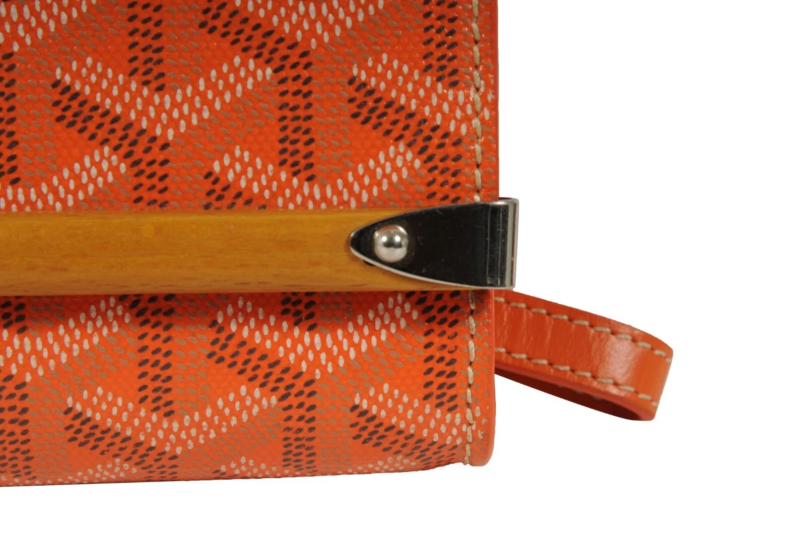 Portafoglio Goyard Monte Carlo Mini arancione edizione limitata pochette da polso