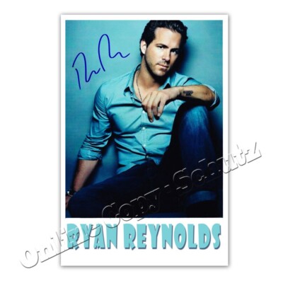 Ryan Reynolds  +++   Autogrammfoto  / Autograph Photo