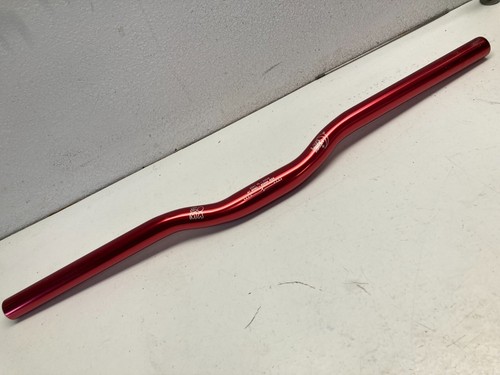 Soma Late Riser Bar; 540mm width; 25mm rise, 25.4 clamp. Ano Red - Picture 1 of 3