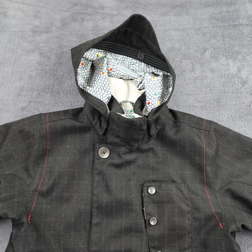 Burton Jacket Youth XL Black Snow Board Ski Pockets Insulated Vented - Picture 6 of 17