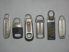 Lot of 6 Luggage Replacement Zipper Pulls z-5 